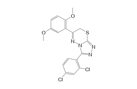 3-(2,4-dichlorophenyl)-6-(2,5-dimethoxyphenyl)-7H-[1,2,4]triazolo[3,4-b][1,3,4]thiadiazine