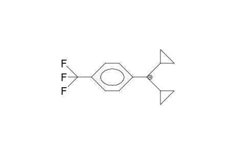 (4-Trifluoromethyl-phenyl)-dicyclopropyl-carbonium cation