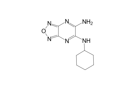 [1,2,5]Oxadiazolo[3,4-b]pyrazine-5,6-diamine, N(5)-cyclohexyl-