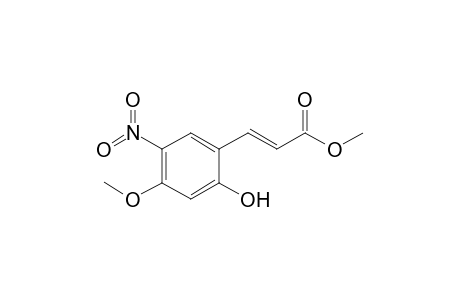 (E)-3-(2-hydroxy-4-methoxy-5-nitro-phenyl)acrylic acid methyl ester