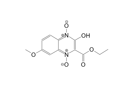 2-quinoxalinecarboxylic acid, 3-hydroxy-7-methoxy-, ethyl ester, 1,4-dioxide