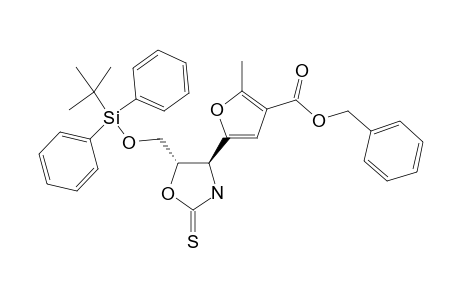 BENZYL-5-[(4S,5S)-5-(TERT.-BUTYLDIPHENYLSILYLOXY)-METHYL-2-THIOXAZOLIDIN-4-YL]-2-METHYLFURAN-3-CARBOXYLATE