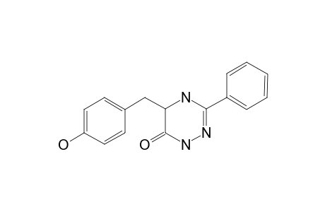 5-(4-Hydroxy-benzyl)-3-phenyl-4,5-dihydro-1H-[1,2,4]triazin-6-one