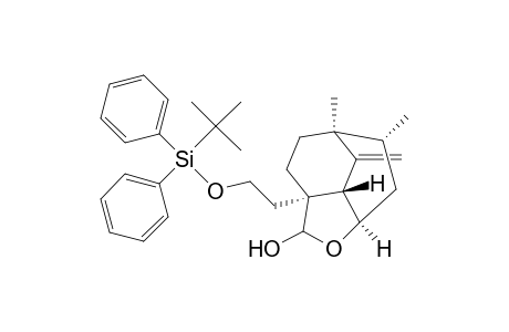 (1R,4R,6R,7S,9S)-1-(2-(tert-Butyldiphenylsilyloxy)ethyl)-6,7-dimethyl-8-methylene-3-oxatricyclo[5.2.2.0(4,9)]undecan-2-ol