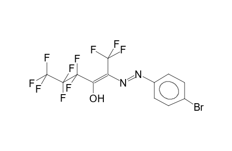 2-PARA-BROMOPHENYLAZO-3-HYDROXYDECAFLUOROHEXENE-2