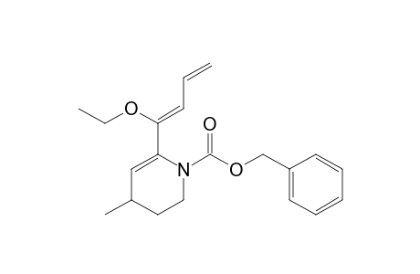6-(1-Ethoxybuta-1,3-dienyl)-4-methyl-3,4-dihydro-2H-pyridine-1-carboxylic acid benzyl ester