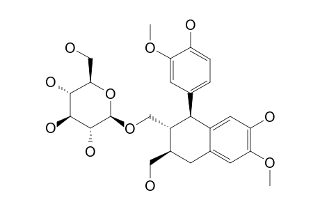 (+)-ISOLARICIRESINOL-9'-BETA-GLUCOPYRANOSIDE