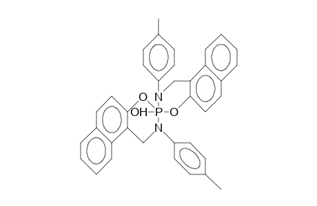 2-Hydroxy-2,2'-spirobis(2,3-dihydro-3<4-tolyl>-1H-naphth<1,2-E><1,3,2>oxazaphosphorine)