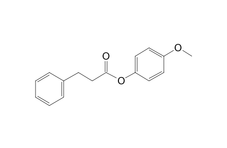 3-Phenylpropionic acid, 4-methoxyphenyl ester