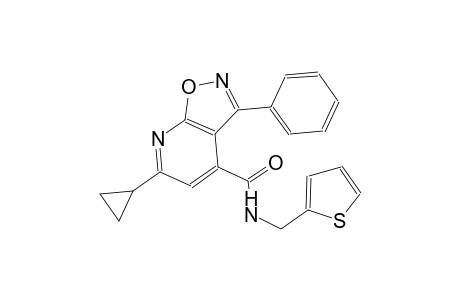 isoxazolo[5,4-b]pyridine-4-carboxamide, 6-cyclopropyl-3-phenyl-N-(2-thienylmethyl)-