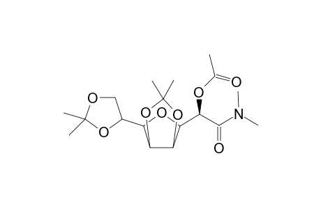 N,N-Dimethyl-2-O-acetyl-3,6-anhydro-4,5:7,8-di-O-isopropylidene-D-erythro-L-manno-octonamide