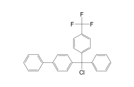 1,1'-Biphenyl, 4-[chlorophenyl[4-(trifluoromethyl)phenyl]methyl]-