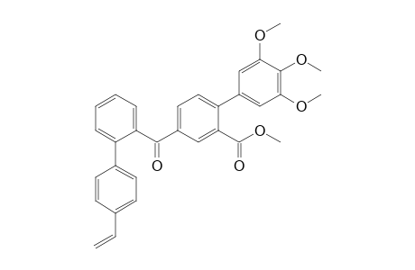 Methyl 3',4',5'-Trimethoxy-4-(4'-vinylbiphenylcarbonyl)biphenyl-2-carboxylate