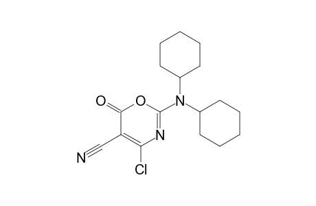 4-Chloro-5-cyano-2-dicyclohexylamino-6H-1,3-oxazin-6-one