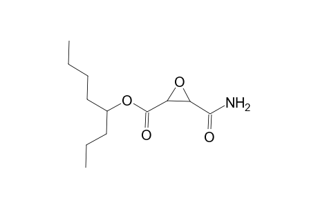 3-Carbamoyl-oxirane-2-carboxylic acid 1-propyl-pentyl ester
