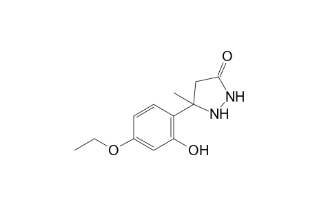 5-(4-ethoxy-2-hydroxyphenyl)-5-methyl-3-pyrazolidinone