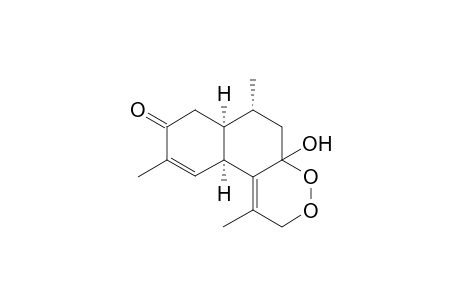 (5R,7S,9R,10S)-7-Hydroxy-7,12-epidioxycadinan-3,6(11)-dien-2-one