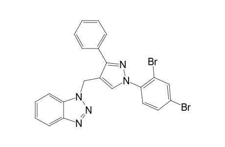 1-(2,4-DIBROMO-PHENYL)-4-METHYL-BENZOTRIAZOL-1-YL-3-PHENYL-PYRAZOLE