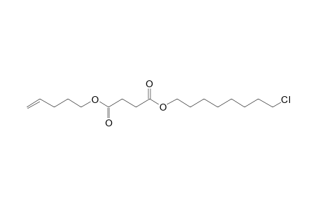 Succinic acid, 8-chlorooctyl pent-4-en-1-yl ester