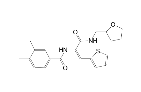 benzamide, 3,4-dimethyl-N-[(E)-1-[[[(tetrahydro-2-furanyl)methyl]amino]carbonyl]-2-(2-thienyl)ethenyl]-