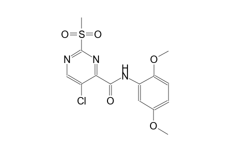 4-pyrimidinecarboxamide, 5-chloro-N-(2,5-dimethoxyphenyl)-2-(methylsulfonyl)-