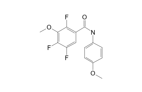 2,4,5-Trifluoro-3-methoxybenzamide, N-(4-methoxyphenyl)-