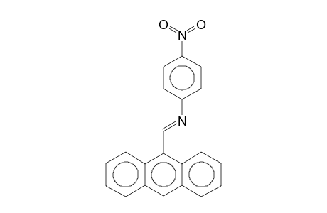 N-[(E)-9-Anthrylmethylidene]-4-nitroaniline