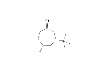 Mixture of cis- and trans-3-tert-Butyl-5-methylcycloheptanones