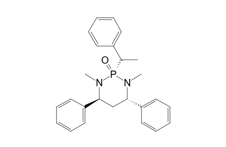 (RS)-(4L,6L,1'X)-1,3-DIMETHYL-4,6-DIPHENYL-2-(1-PHENYLETHYL)-1,3,2-DIAZA-PHOSPHORINANE-2-OXIDE;MAJOR-ISOMER