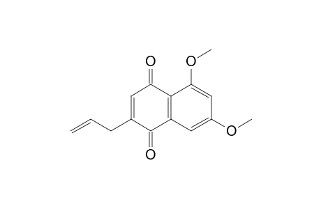 1,4-Naphthalenedione, 5,7-dimethoxy-2-(2-propenyl)-