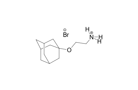 ethanaminium, 2-(tricyclo[3.3.1.1~3,7~]dec-1-yloxy)-, bromide