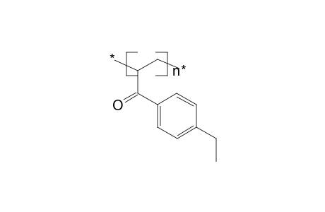 Poly(vinyl 4-ethylphenyl ketone)