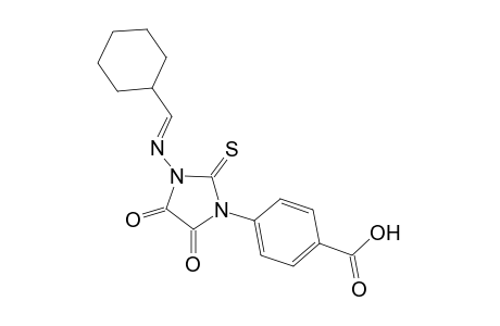 1-[(2-carboxyphenyl)-methylidene]amino-2-thioxo-3-cyclohexyl-4,5-imidazolidinedione