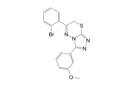 6-(2-bromophenyl)-3-(3-methoxyphenyl)-7H-[1,2,4]triazolo[3,4-b][1,3,4]thiadiazine