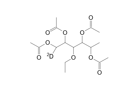 3-0-Ethyl-6-deoxyhexitol 1,2,4,5-tetraacetate (1-D)