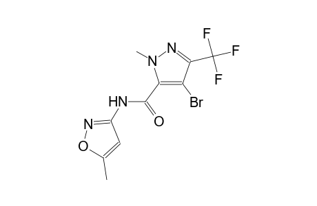 4-bromo-1-methyl-N-(5-methyl-3-isoxazolyl)-3-(trifluoromethyl)-1H-pyrazole-5-carboxamide