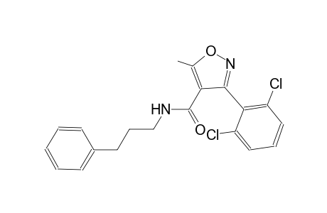 3-(2,6-dichlorophenyl)-5-methyl-N-(3-phenylpropyl)-4-isoxazolecarboxamide