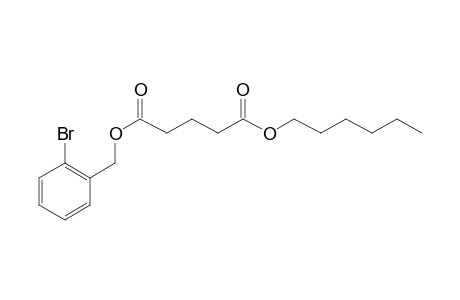 Glutaric acid, 2-bromobenzyl hexyl ester