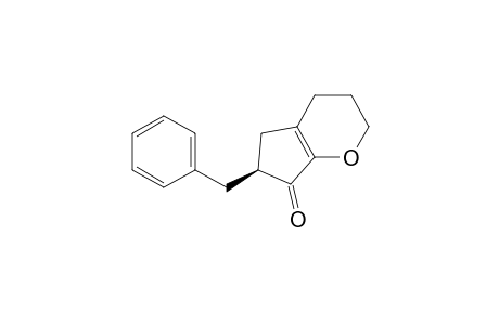 (S)-6-Benzyl-3,4,5,6-tetrahydrocyclopenta[b]pyran-7(2H)-one