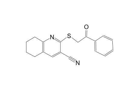 3-quinolinecarbonitrile, 5,6,7,8-tetrahydro-2-[(2-oxo-2-phenylethyl)thio]-
