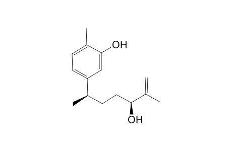 2-Methyl-5-(4'(S)-hydroxy-1'(R),5'-dimethylhex-3'-enyl)phenol