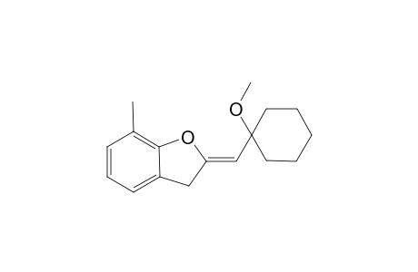 2-((Z)-(1-Methoxycyclohexyl)methylidene)-7-methyl-2,3-dihydrobenzofuran