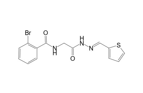 Benzamide, 2-bromo-N-(thiophen-2-ylmethylenehydrazinocarbonylmethyl)-