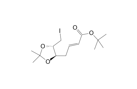 tert-Butyl (2E)-2,3,4,7-tetradeoxy-7-iodo-5,6-O-(1-methylethylidene)-D-ribo-hept-2-enoate