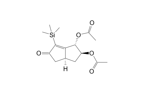 (5S,7S,8S)-7,8-Diacetoxy-2-(trimethylsilyl)bicyclo[3.3.0]oct-1-en-3-one