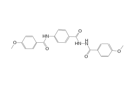 benzoic acid, 4-[(4-methoxybenzoyl)amino]-, 2-(4-methoxybenzoyl)hydrazide
