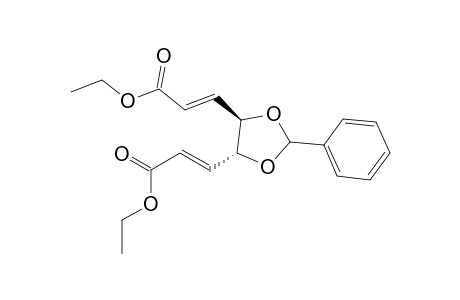 (E)-3-[(4R,5R)-5-[(E)-3-ethoxy-3-keto-prop-1-enyl]-2-phenyl-1,3-dioxolan-4-yl]acrylic acid ethyl ester