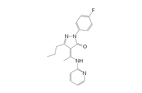3H-pyrazol-3-one, 2-(4-fluorophenyl)-2,4-dihydro-5-propyl-4-[1-(2-pyridinylamino)ethylidene]-, (4Z)-