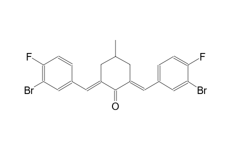 (2E,6E)-2,6-bis(3-bromo-4-fluorobenzylidene)-4-methylcyclohexanone