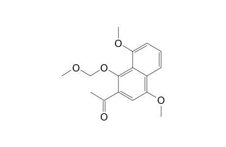 Ethanone, 1-[4,8-dimethoxy-1-(methoxymethoxy)-2-naphthalenyl]-